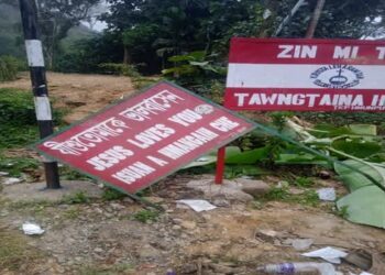 Monpui vandalism raises tension in Jampui Hills
