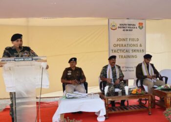 South Tripura Hosts Police-BSF Security Drill
