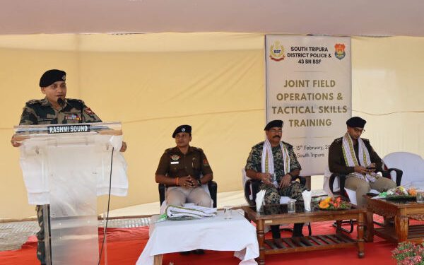 South Tripura Hosts Police-BSF Security Drill