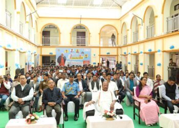 Gov Reddy joins Berimura H.S. students for PM Modi’s Pariksha Pe Charcha