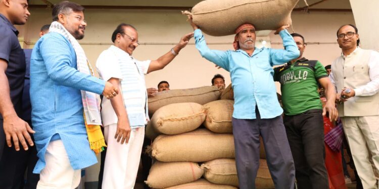 Governor Indra Sena Reddy Nallu Launches Paddy Procurement Drive