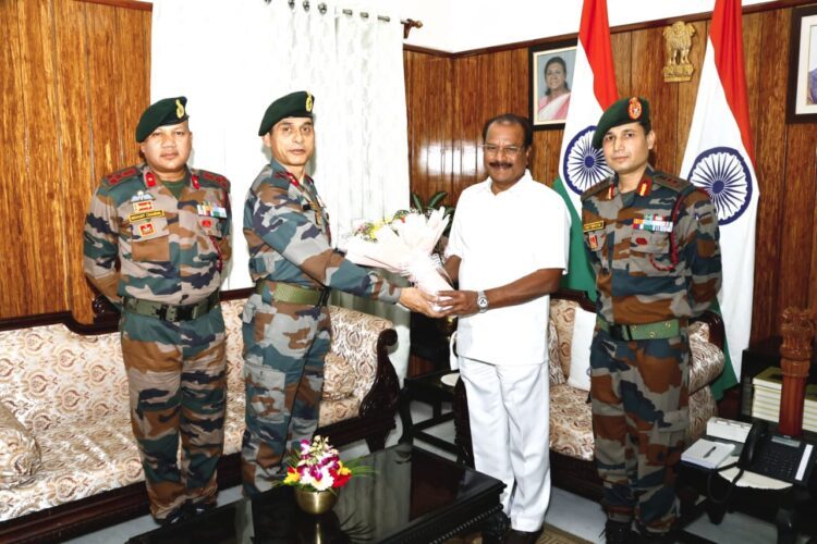 Maj Gen Bhinder meets Telangana Governor