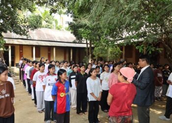 Bikash Debbarma Conducts Surprise Visit to Damcherra Tribal Girls’ Hostel