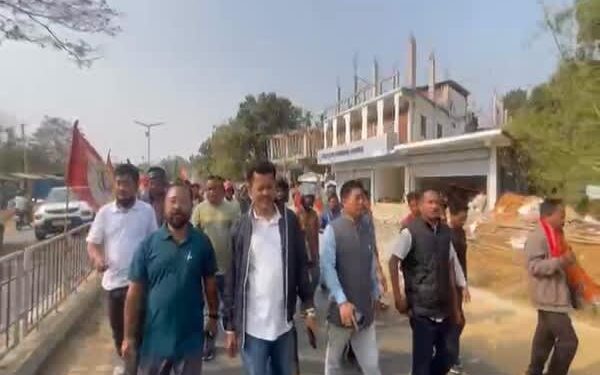 Khumulwng tense as BJP flags campaign material damage