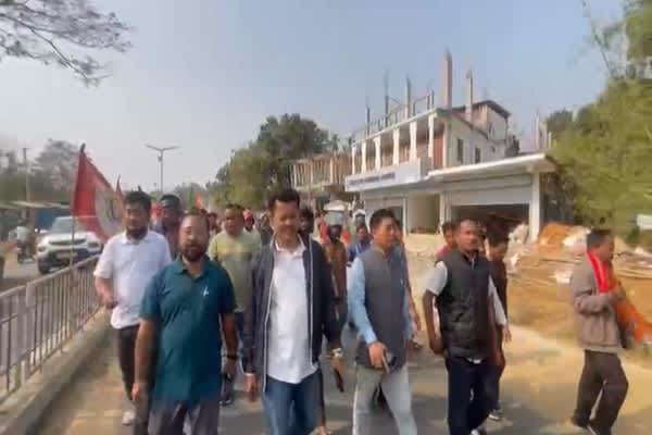 Khumulwng tense as BJP flags campaign material damage