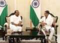 Tokhan Sahu pays courtesy visit to Tripura Governor