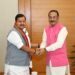 MP Rajib Bhattacharjee meet with BJP chief Nitin Nabin