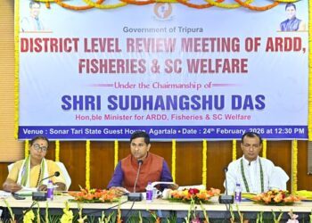 Sudhangshu Das Leads Review Meet in Tripura