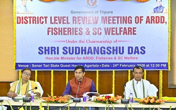 Sudhangshu Das Leads Review Meet in Tripura