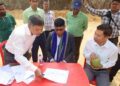 Bikash Checks Modern Turf Project at Lembucherra