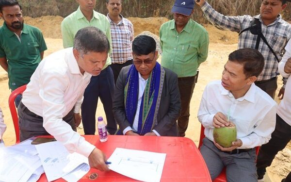 Bikash Checks Modern Turf Project at Lembucherra