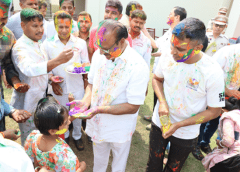 Northeast Celebrates Holi with Enthusiasm