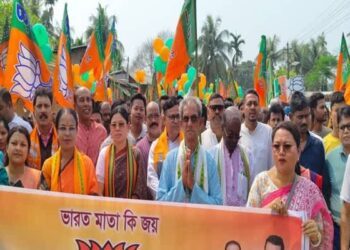 Big BJP rally in Kanchanpur signals poll push