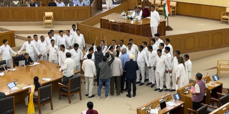 Uproar in Tripura House as private university Bills passed
