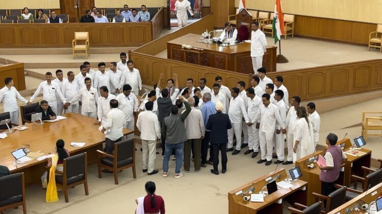 Uproar in Tripura House as private university Bills passed