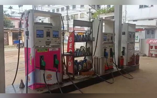Agartala Pump Shut for Illegal Sale of Fuel in Containers
