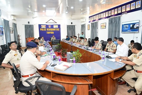Tripura security preparedness reviewed by DGP