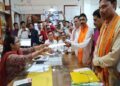 Jahar Chakraborty files nomination; BJP shows strength