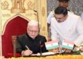 Jishnu Dev Varma assumes charge as Maharashtra Governor