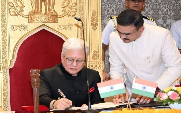 Jishnu Dev Varma assumes charge as Maharashtra Governor