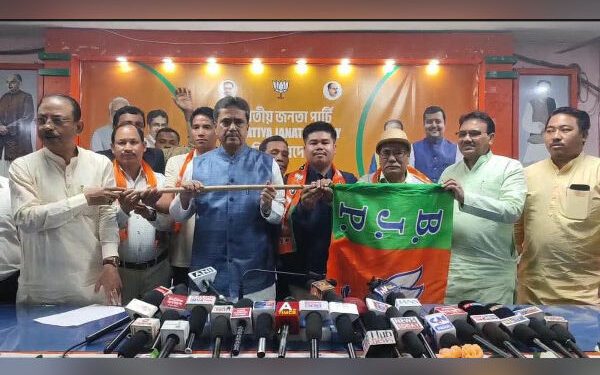 Tipra Motha leaders join BJP ahead of TTAADC polls