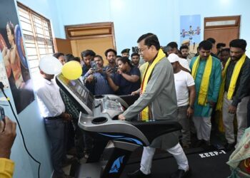 Belonia gets renovated yoga, gym centre; Tinku Roy inaugurates