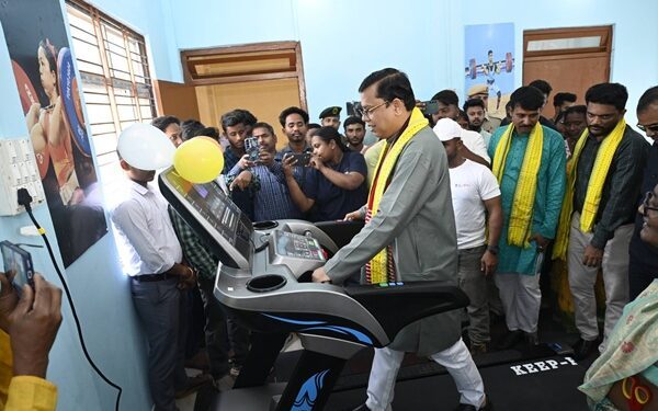 Belonia gets renovated yoga, gym centre; Tinku Roy inaugurates