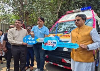 CM Flags Off 24 Advanced Ambulances in Tripura