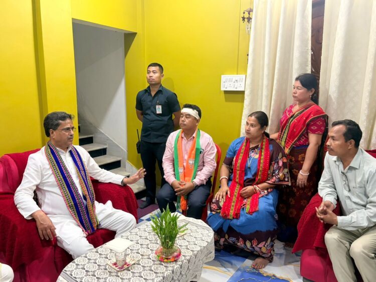 CM Saha Visits Injured BJP Leader, Promises Action