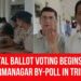 Postal voting underway for Dharmanagar bypoll
