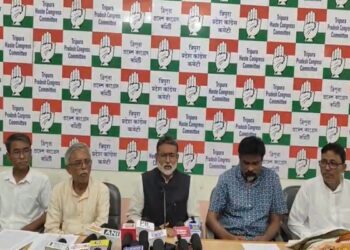 Ahead of ADC polls, Tripura Cong flags law & order issues