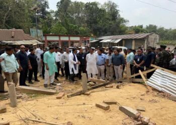 Manik Saha visits affected ADC areas after violence