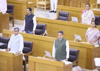 Tripura Assembly pays homage to Debbarma, Bhosle
