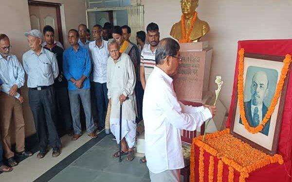 Agartala: CPI(M) marks Lenin’s 157th birth anniversary