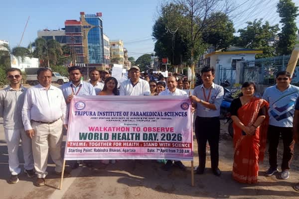 TIPS hosts awareness drive, walkathon in Agartala