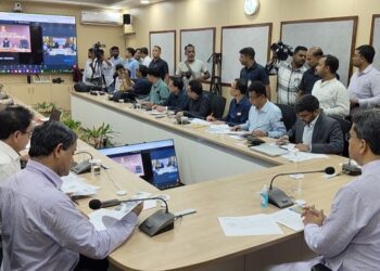 CM Saha Reviews Healthcare, Law and Development Issues
