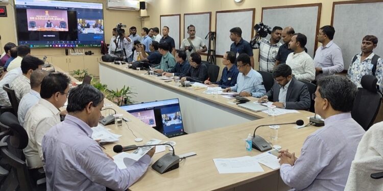 CM Saha Reviews Healthcare, Law and Development Issues
