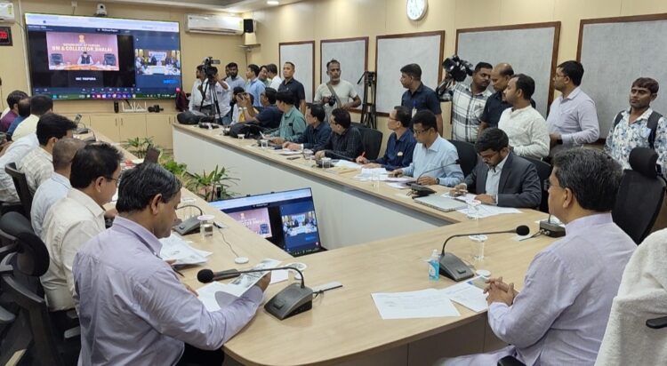 CM Saha Reviews Healthcare, Law and Development Issues