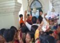 Huge Crowd at Ujjayanta Palace for Mangalchandi Puja