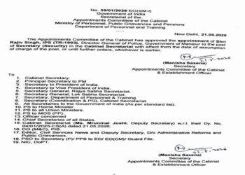 Tripura IPS Rajiv Singh elevated to top security role