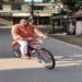 Ratan Lal Nath Cycles to Work Amid Austerity Drive