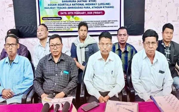 Tripura Returnees Announce Indefinite Road-Rail Blockade