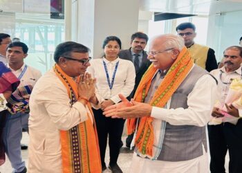 Khattar in Tripura, Reviews Power Sector Progress