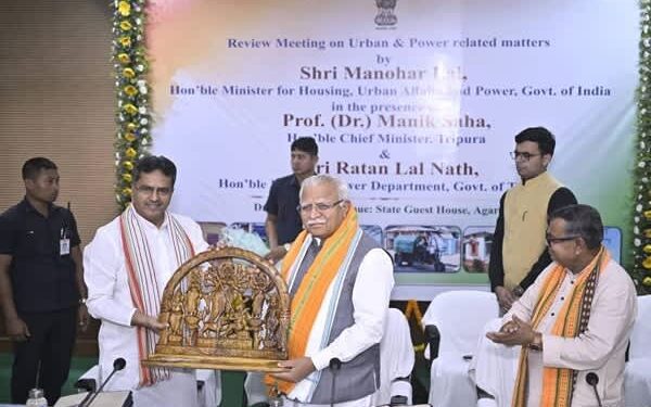 Union Minister Khattar Reviews Tripura Power Sector, Pushes for Faster Reforms