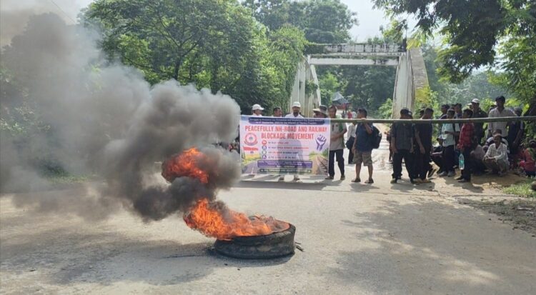 Tripura hit by 72-hour road and rail blockade