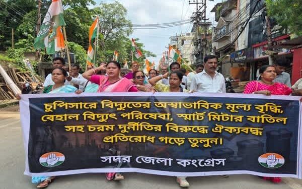 Congress Protests Power Tariff Hike, Smart Meters