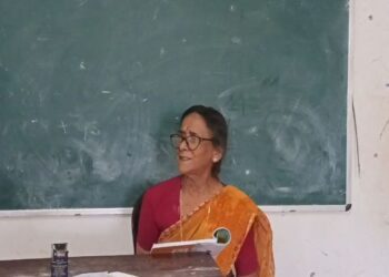 Tripura teacher stays in classroom after retirement