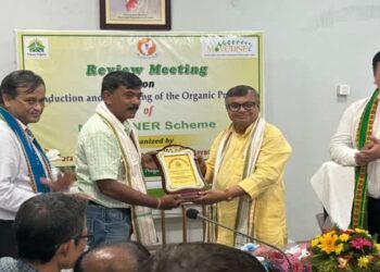 Tripura Honours Farmer Bidhan Das for Organic Farming Success