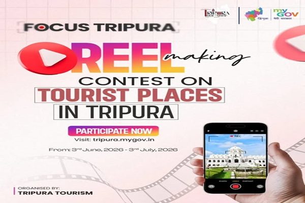Tripura launches reel contest to boost tourism
