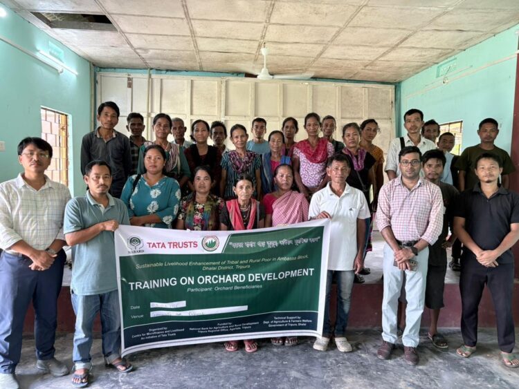 Tribal farmers trained in scientific orchard development